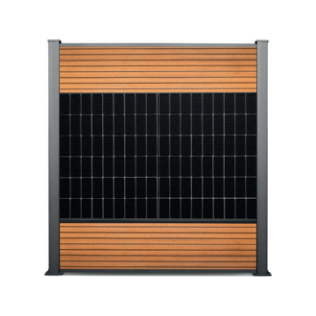 [solar_zaun_185_180] Zaunfeld 185cm x 180cm inkl. PV Modul 445W